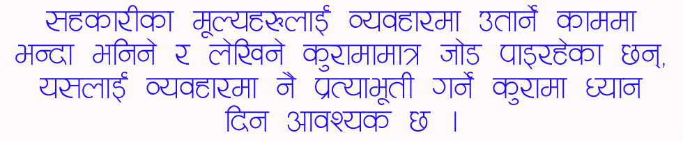 ‘सहकारी बुझ्नेलाई श्रीखण्ड ……………………………..!’ (अध्याय-२)