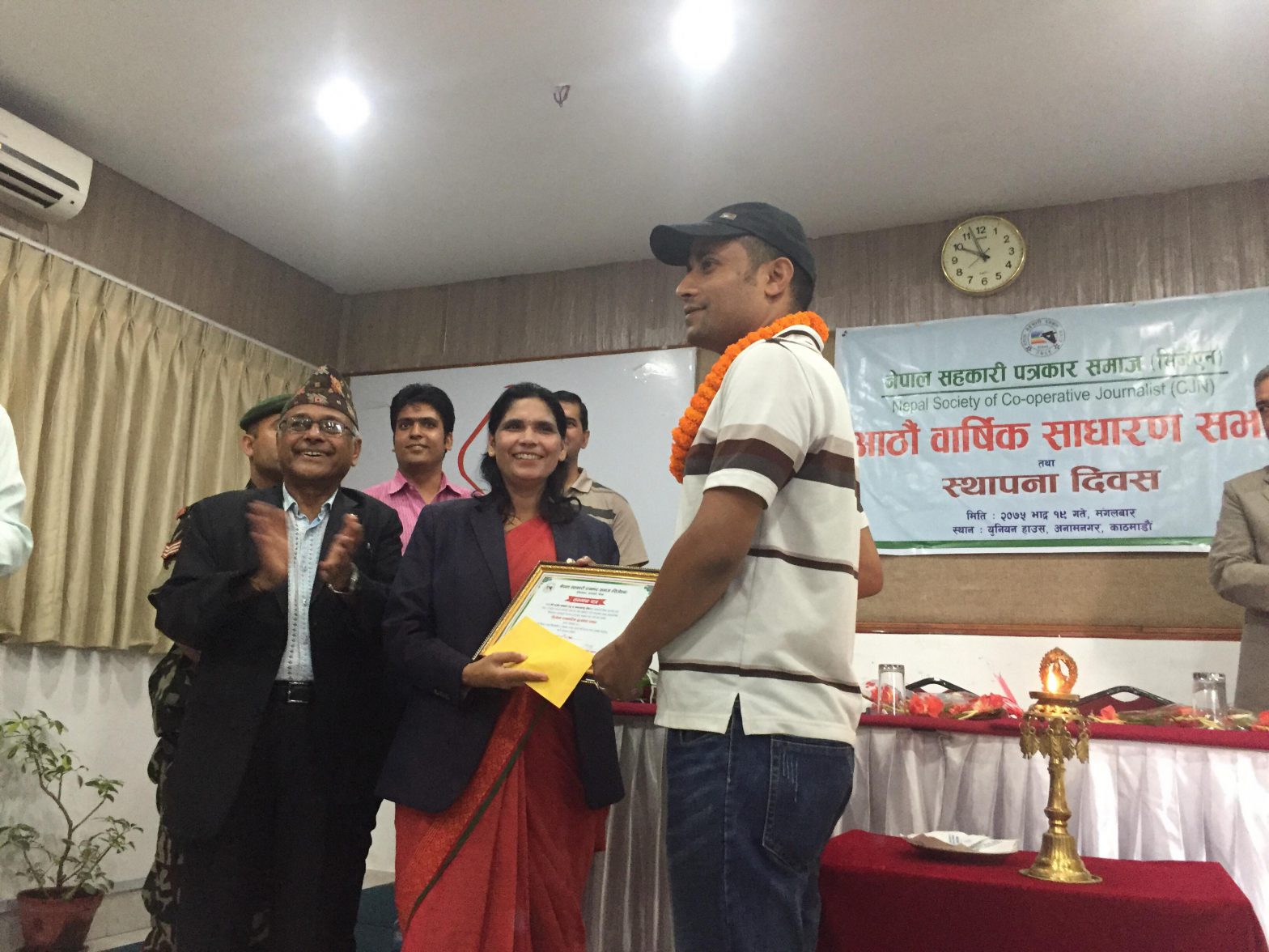 राजेश खनाललाई सिजेएन पत्रकारिता पुरस्कार