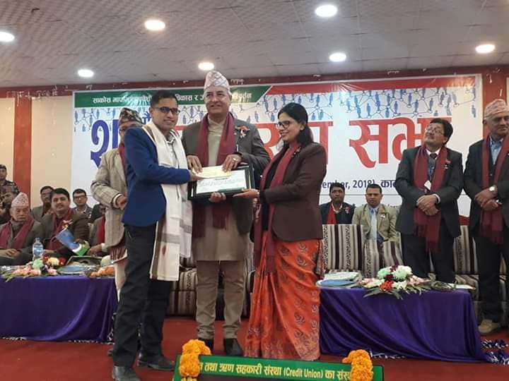 पत्रकार तुलसी सुवेदी नेफ्स्कुन पत्रकारिता पुरस्कारबाट सम्मानित