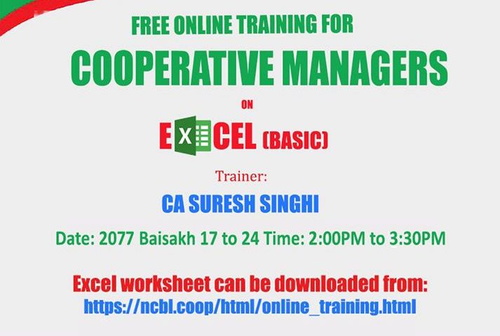 अब हरेक दिन व्यवस्थापक तथा प्रतिनिधिलाई नि:शुल्क तालिम