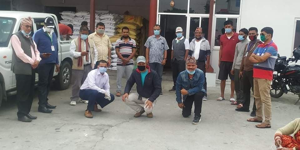 सुर्यदर्शन साकोसद्वारा खाद्यान्न सहयोग