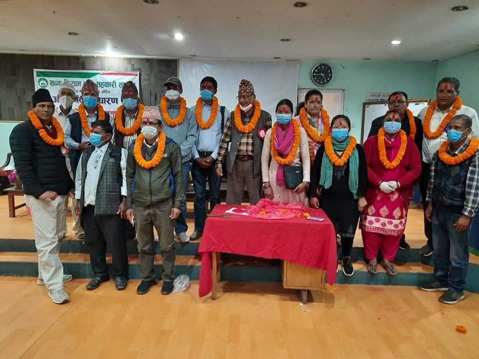 साना किसान धादिङको अध्यक्षमा पुनः रंगप्रसाद थपलिया