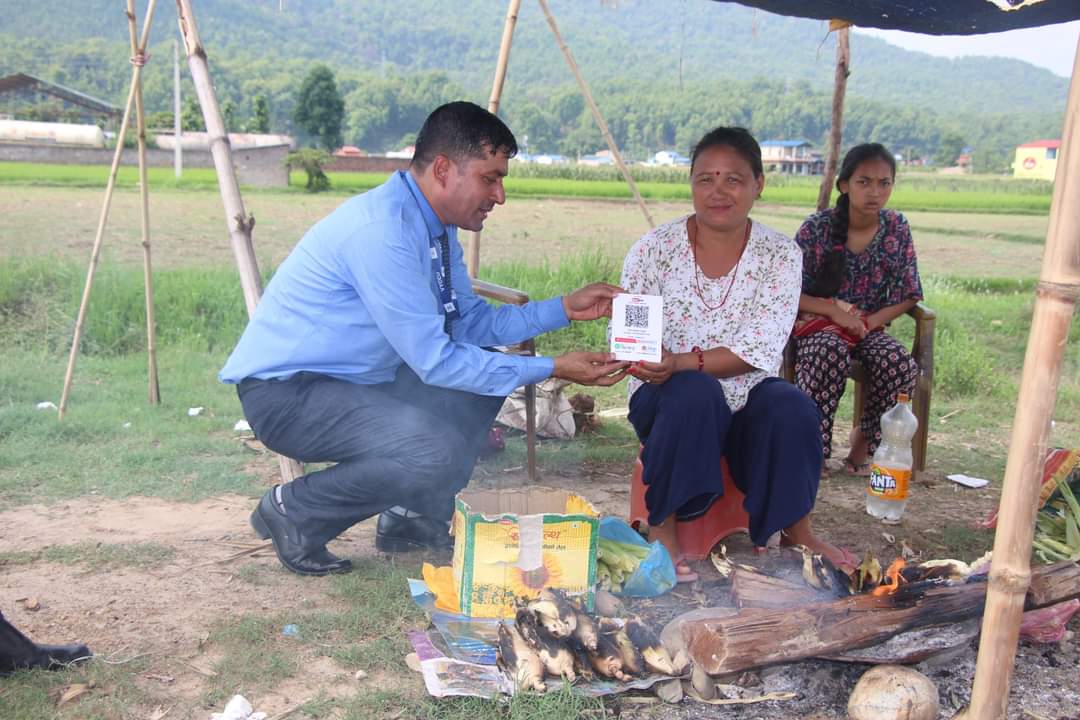 विकू बचतकाे डिजिटल अभियान: अब मकै खाँदाको भुक्तानी `क्यूआर पे´ मार्फत