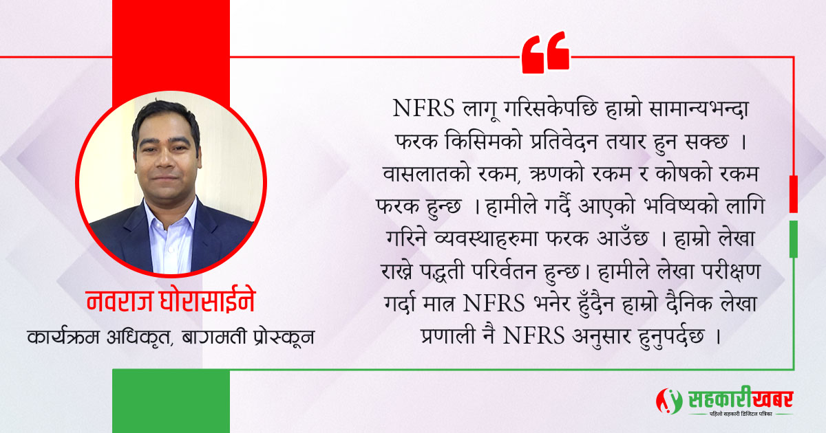 सहकारीमा NFRS र यसको व्यवहारिक पक्ष